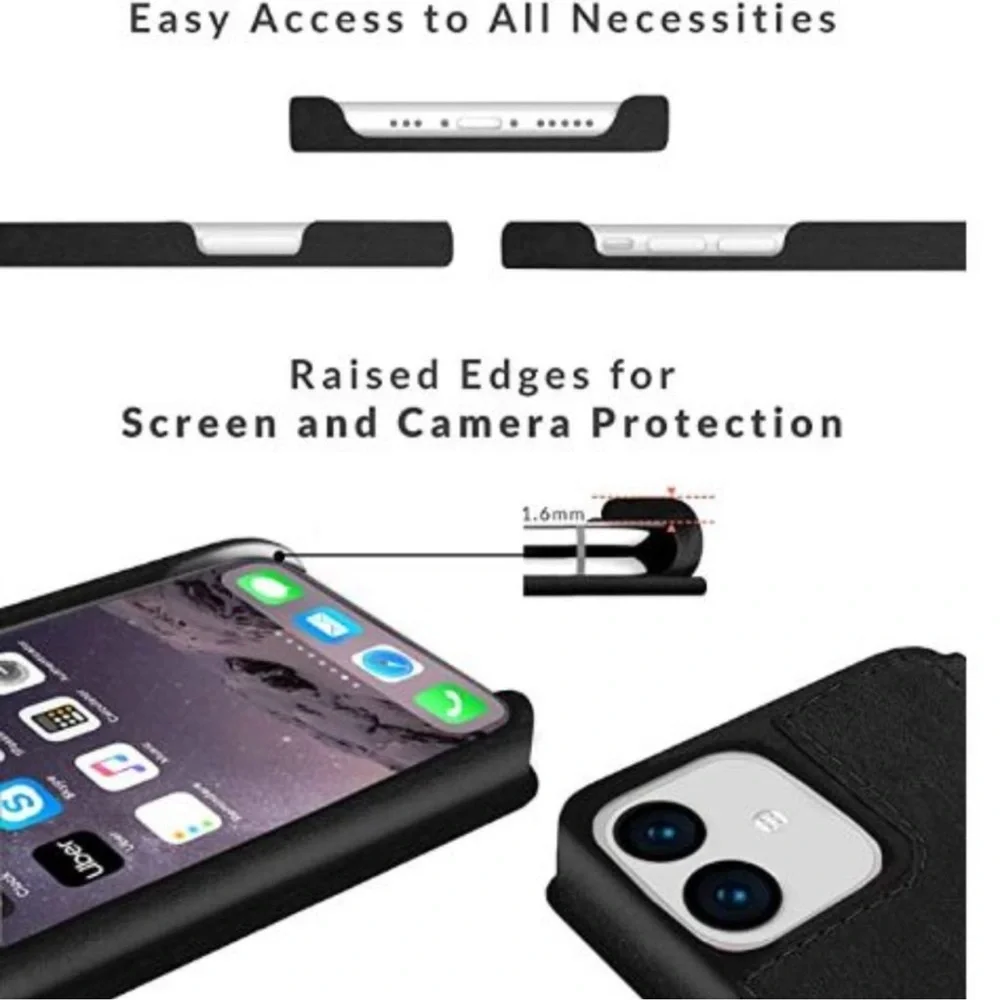 iPhone 12 Pro Max Wallet Case -Slim